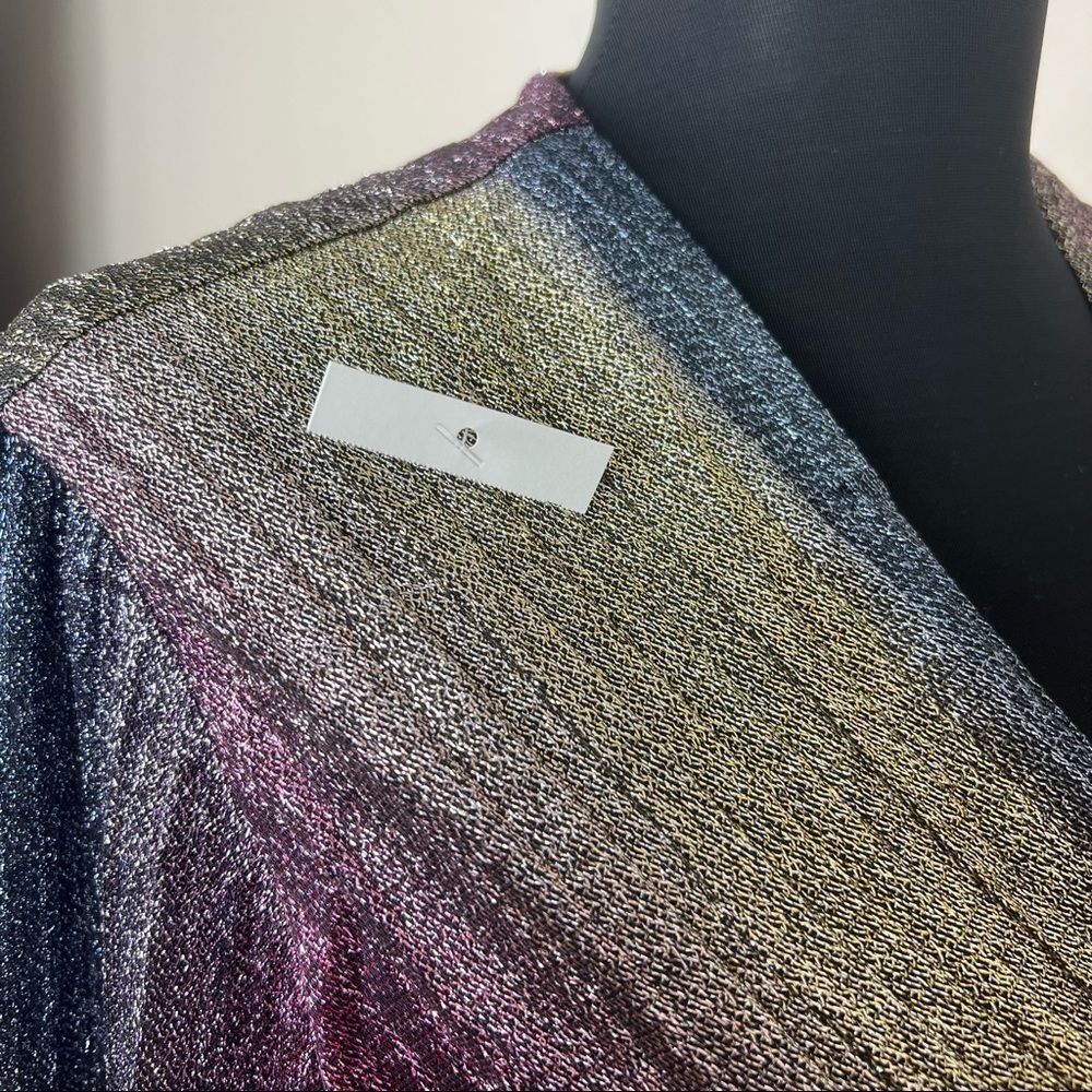 4SI3NNA Weila Long‎ Sleeve Wrap Minidressin Rainbow - Picture 7 of 16